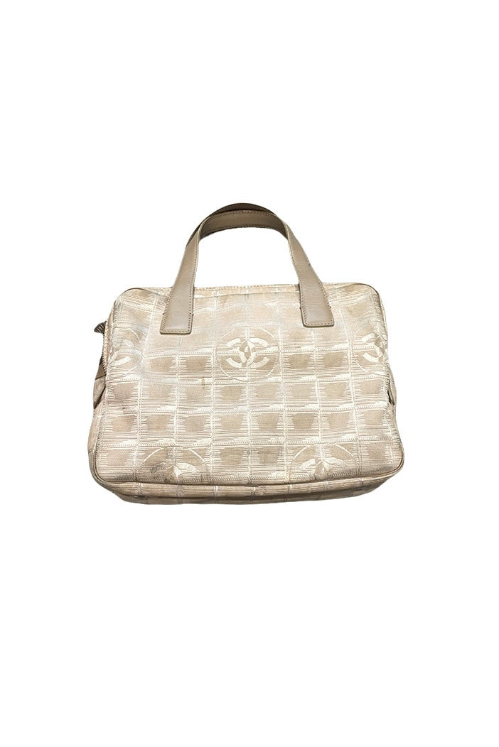 CHANEL TRAVEL LINE NYLON HAND BAG